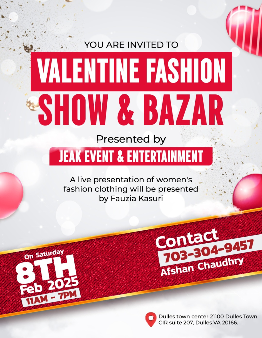 Valentine Fashion Show & Bazaar